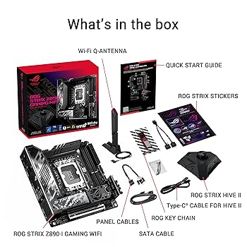 Amazon.com: ASUS ROG STRIX Z890-I GAMING WIFI Intel® Z890